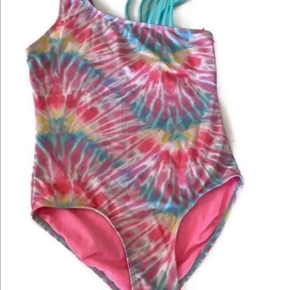 Summer Crush Tie‎ Dye swim suit 14/16 Macy’s